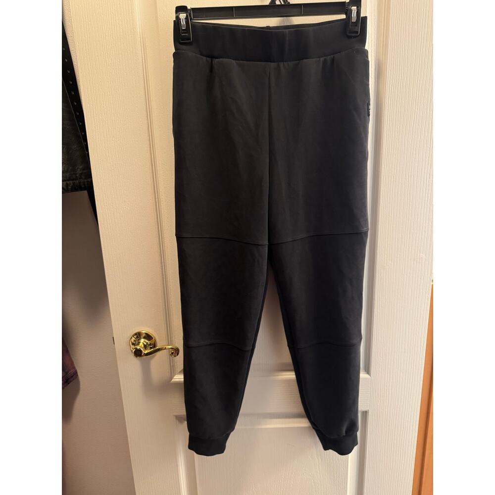NUX Joggers Black Luxe Pull On Pants Size Small Twee Lounge Athleisure